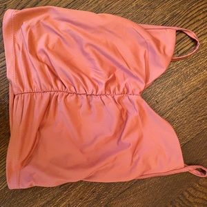 Coral crop top